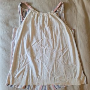 Loft Striped Sweater Tank